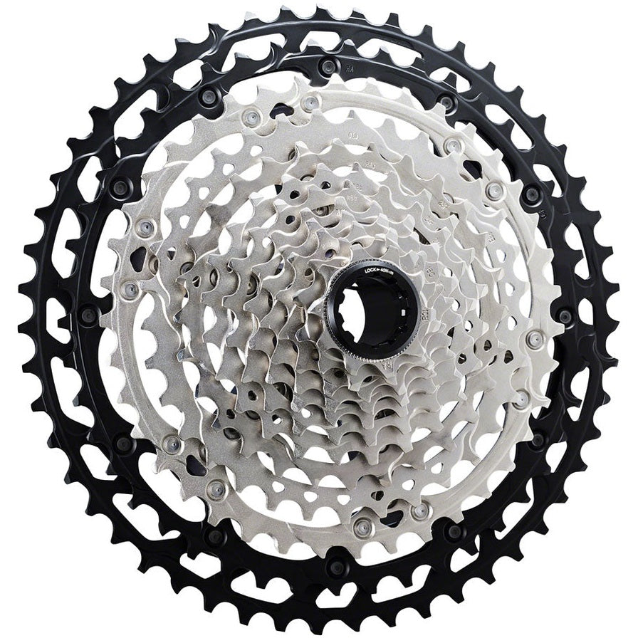 Shimano XT CS-M8100 Cassette - 12-Speed, 10-51t, Silver/Black, Micro Spline
