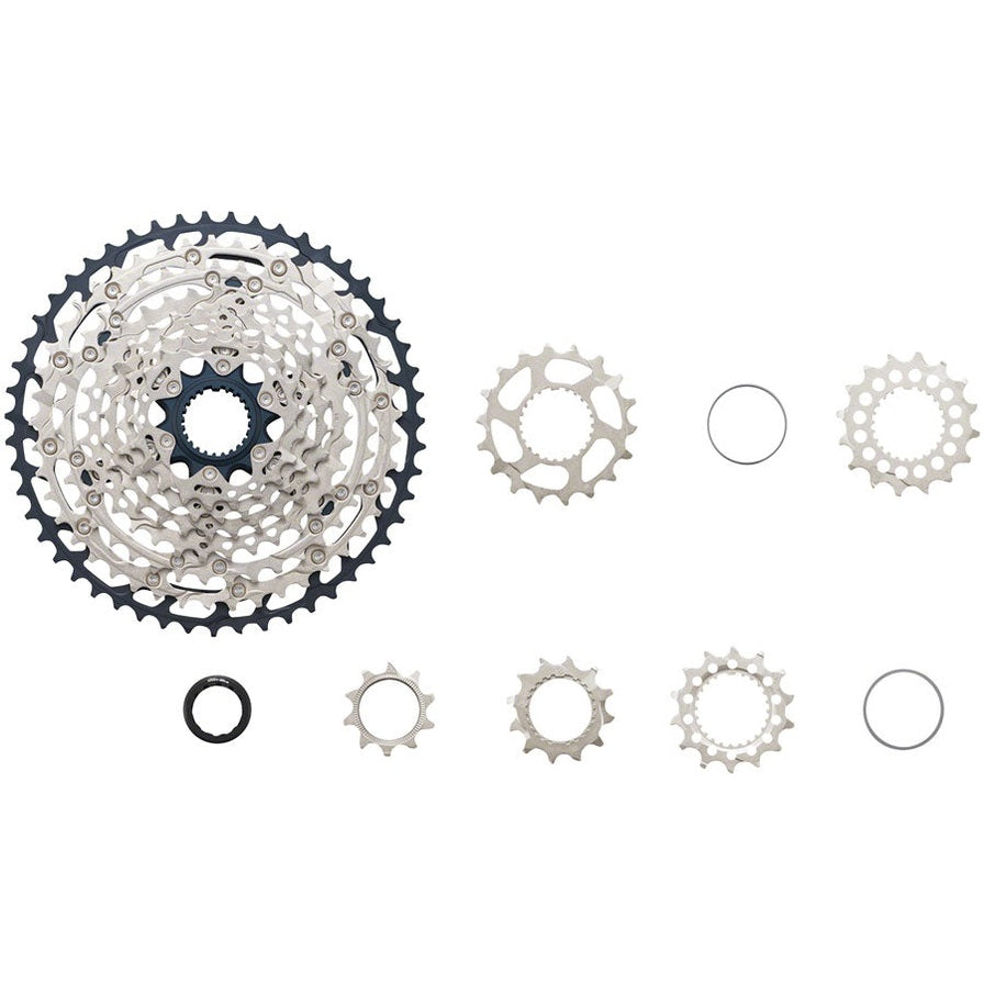 Shimano SLX CS-M7100 Cassette - 12-Speed, 10-51t, Silver/Black, Micro Spline