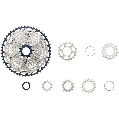 Shimano SLX CS-M7100 Cassette - 12-Speed, 10-51t, Silver/Black, Micro Spline