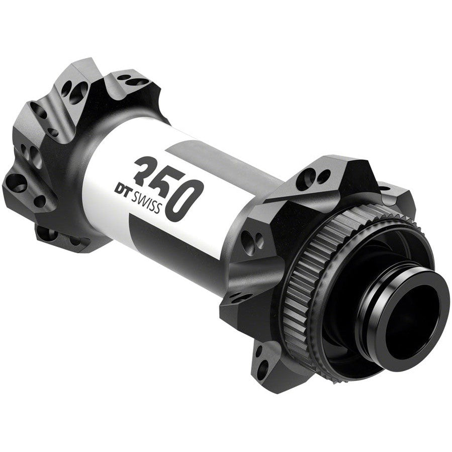 DT Swiss 350 Front Hub - 15 x 110mm, Center-Lock, Black, 28H, Straight Pull