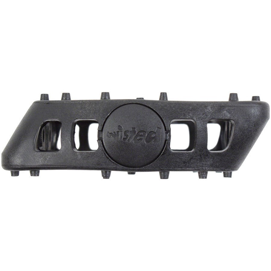 Odyssey Twisted PC Pedals - Platform, Composite/Plastic, 9/16", Black
