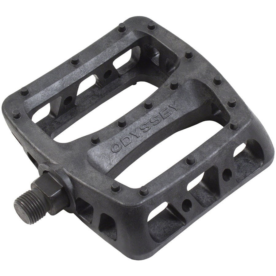Odyssey Twisted PC Pedals - Platform, Composite/Plastic, 9/16", Black