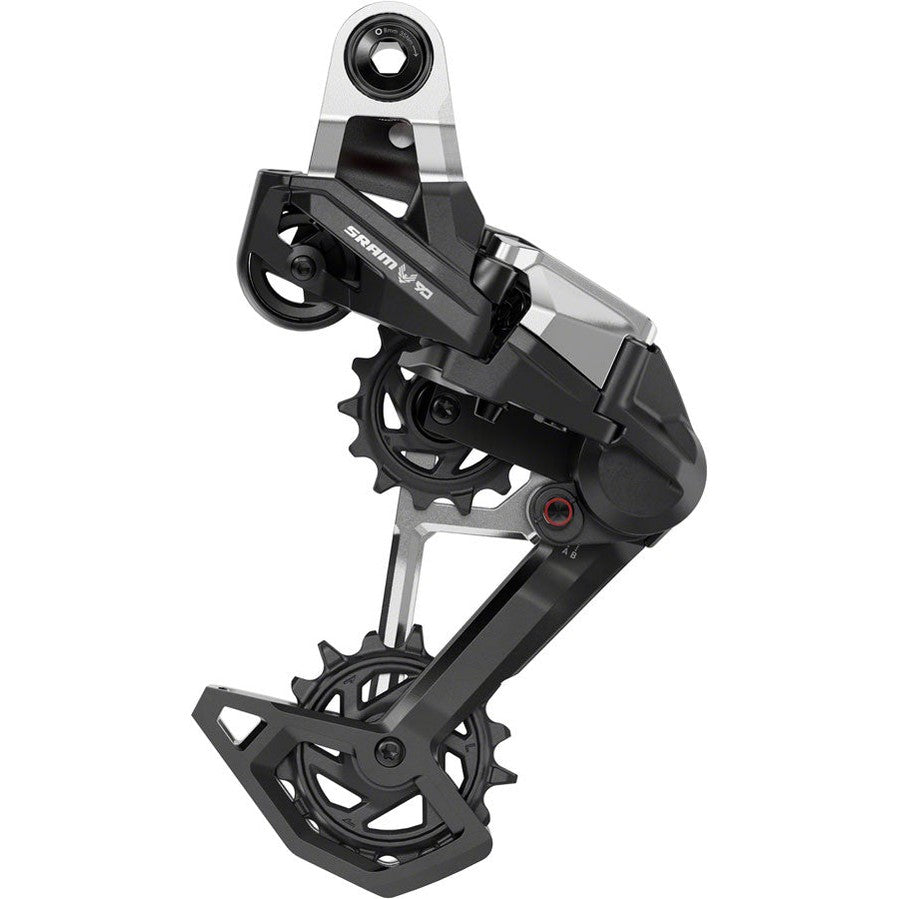 SRAM Eagle 90 T-Type Rear Derailleur - 12-Speed, Long Cage, 52t Max, Full Mount, Aluminum Cage, Black/Silver