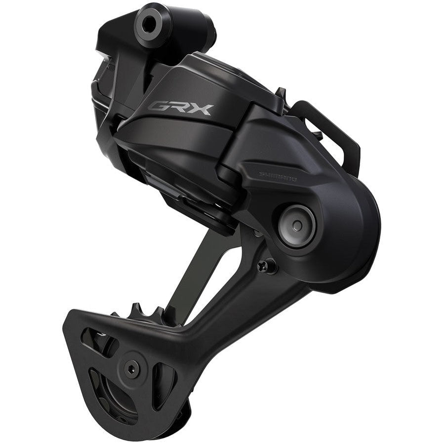 Shimano GRX RD-RX717-SGS Di2 Wireless Rear Derailleur - 12-Speed, Long Cage, Shadow ES, Black