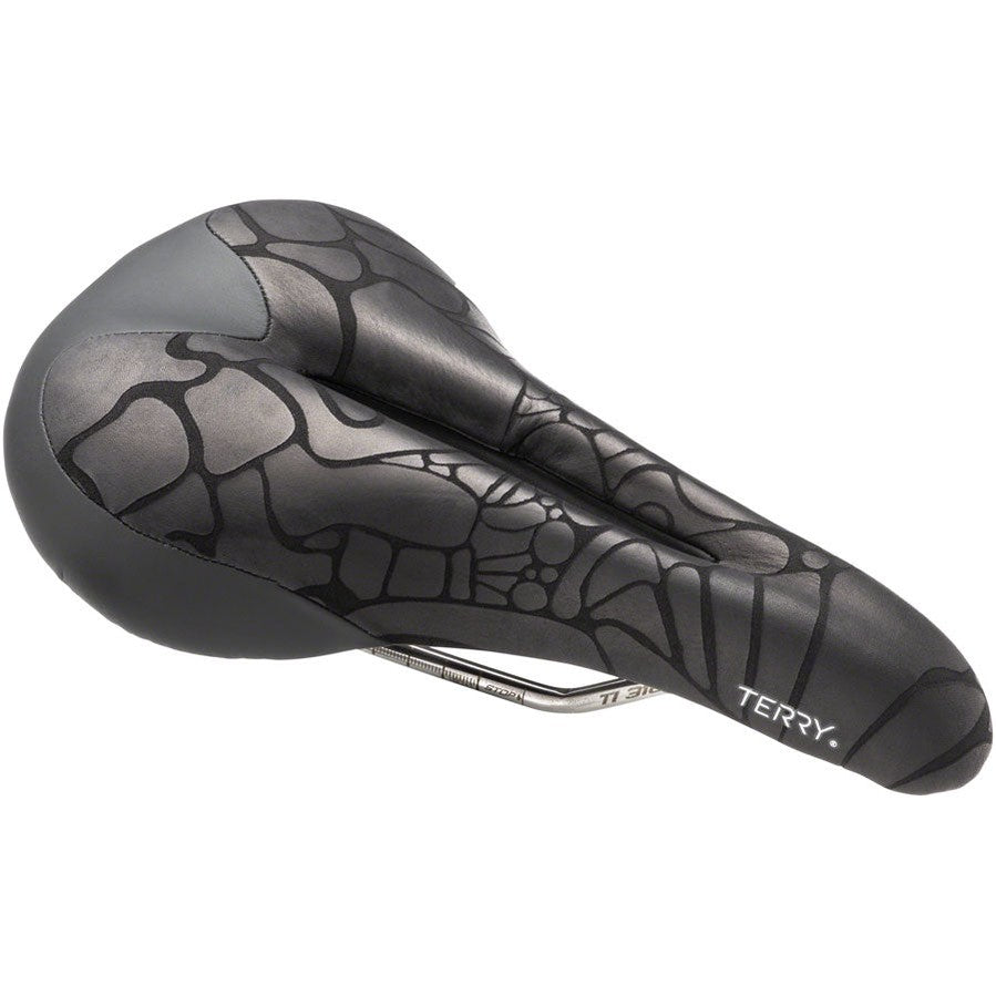 Terry Butterfly Ti Saddle - Titanium, Black, Women's