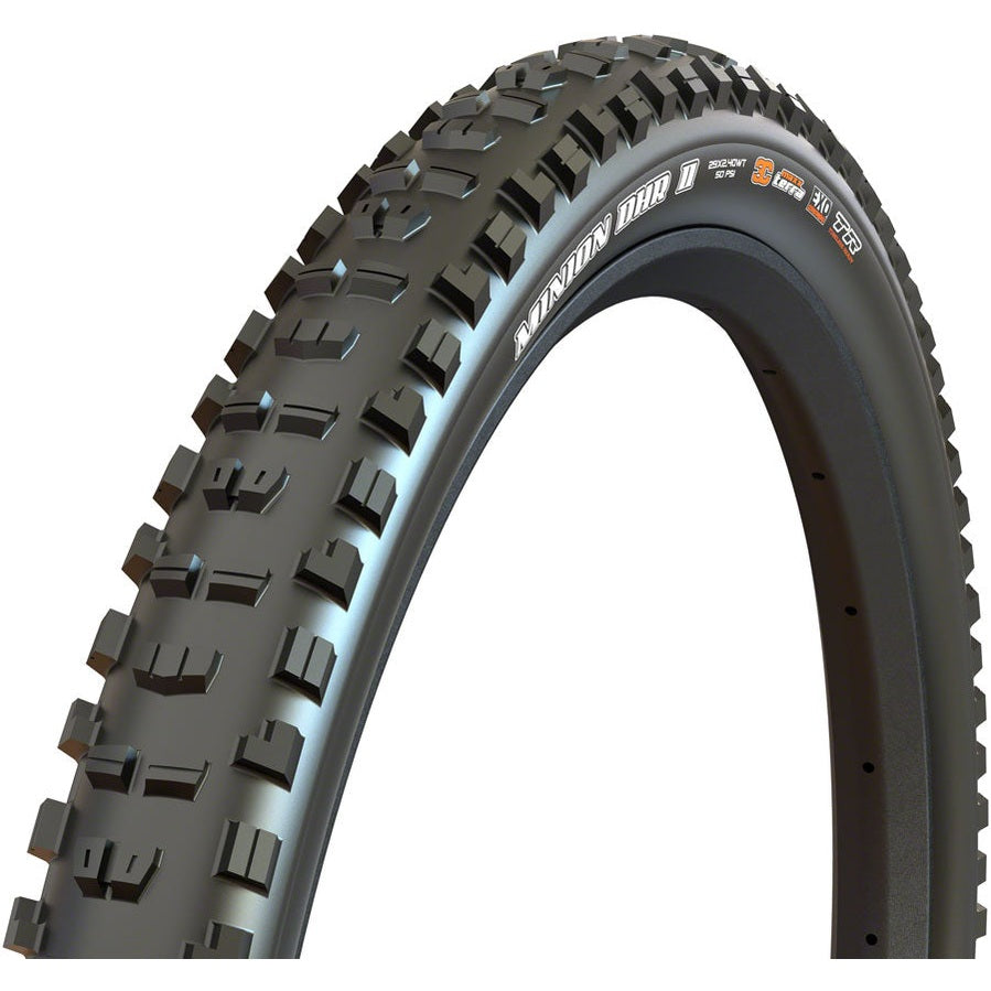 Maxxis Minion DHR II Tire - 29 x 2.5, Tubeless, Folding, Black, 3C MaxxGrip, New DH, E-25