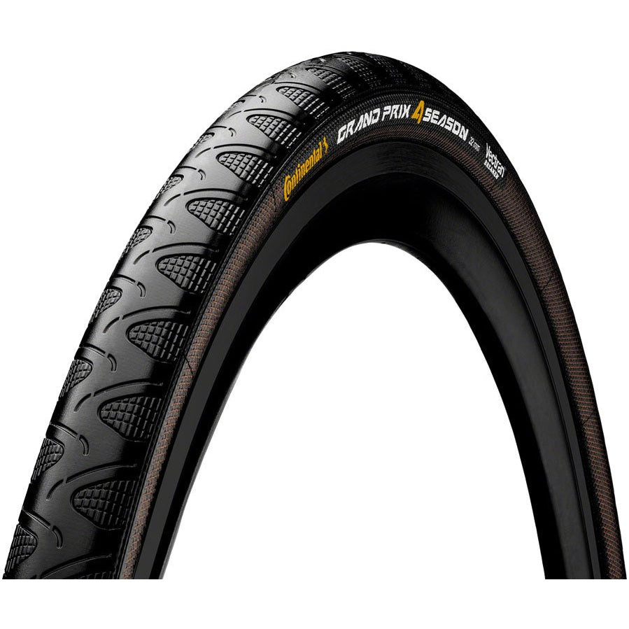 Continental Grand Prix 4-Season Tire - 700 x 25, Clincher, Folding, Black, Vectran Breaker, DuraSkin