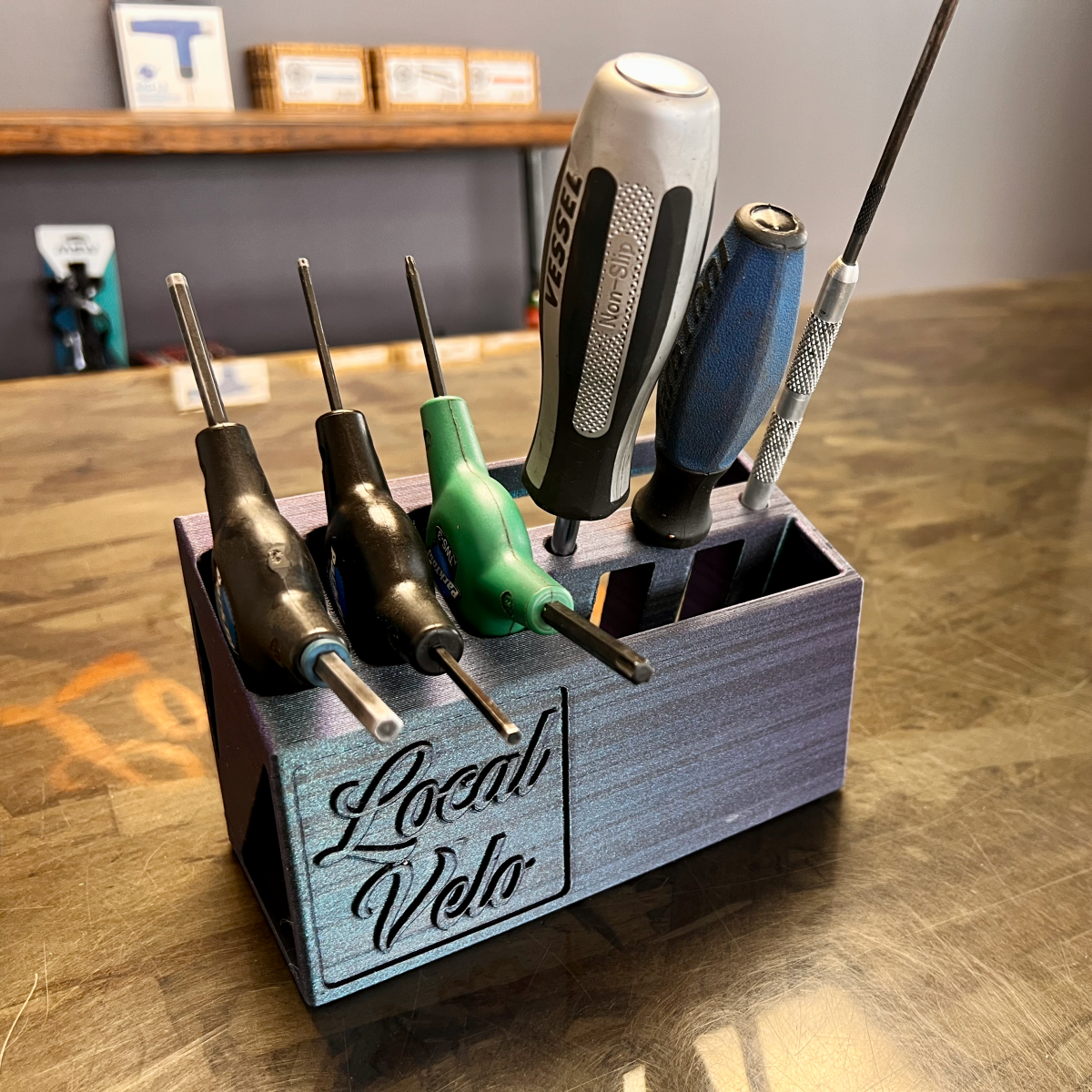 Local Velo Benchtop Tool Organizer