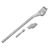 Greenfield RetroKit Aluminum Kickstand, Silver 285mm