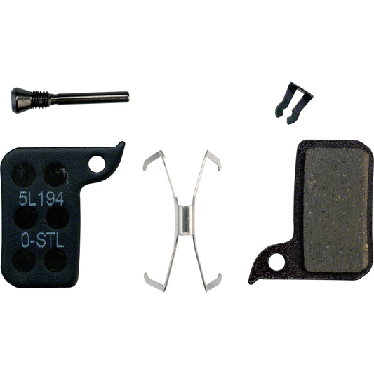 SRAM Disc Brake Pads - Organic Compound, Steel Backed Quiet , Monoblock, SRAM Hydraulic Road, Level A1 2017-2019