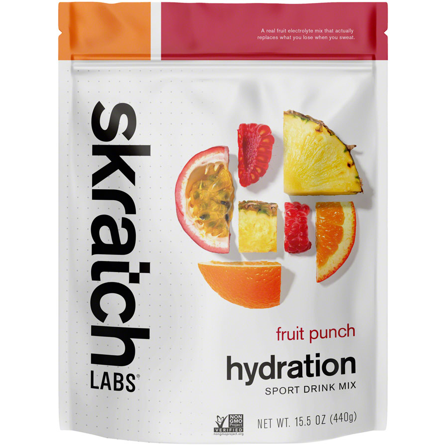 Skratch Labs Hydration Sport Drink Mix - Fruit Punch, 20-Serving Resealable Pouch