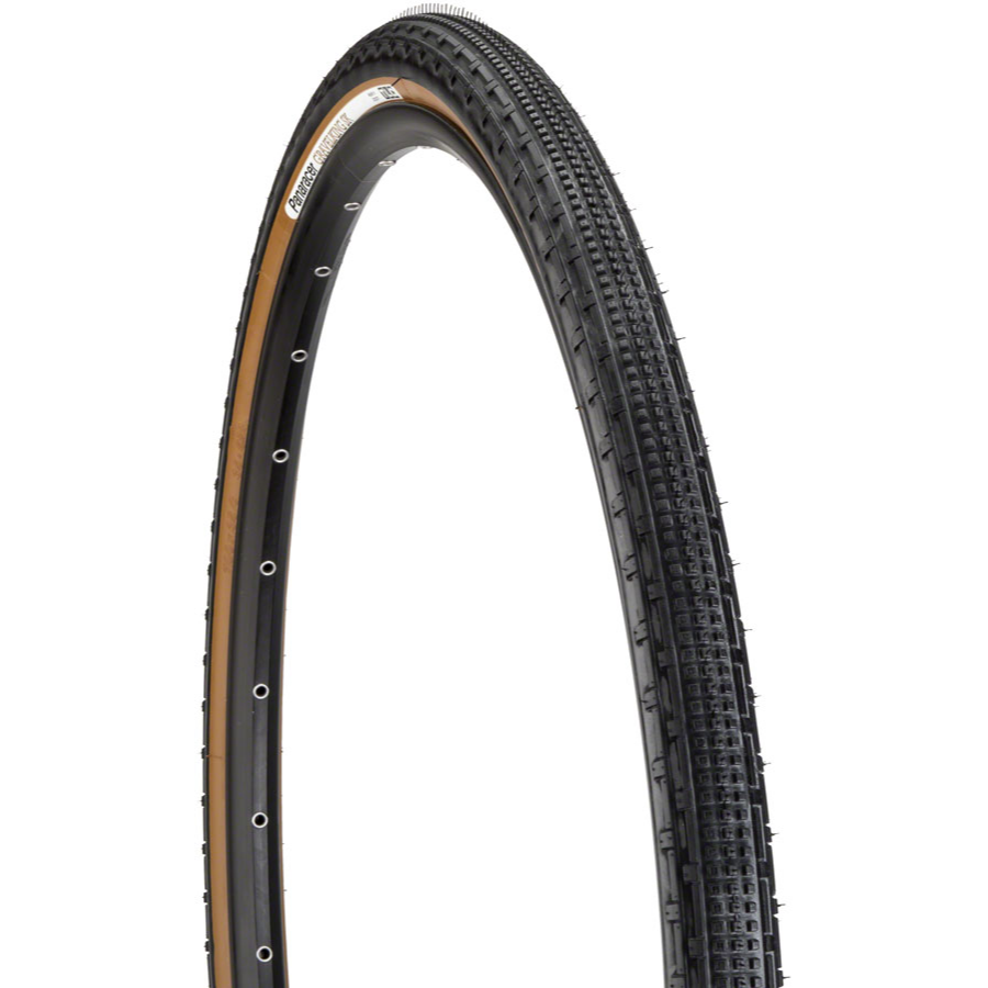 Panaracer GravelKing SK Tire - 700 x 43, Tubeless, Folding, Black/Brown - Local Velo