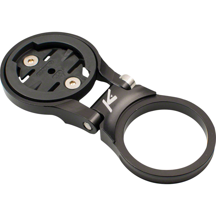 K-EDGE Adjustable Stem Mount for Garmin Quarter Turn Type Computers, Black - Local Velo