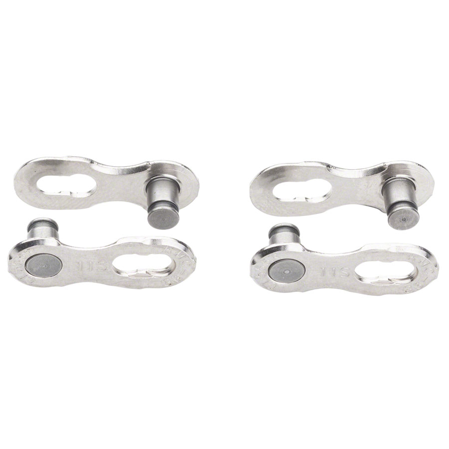 KMC MissingLink-11 Connector - 11-Speed, Reusable, Silver, 2 Pairs/Card - Local Velo