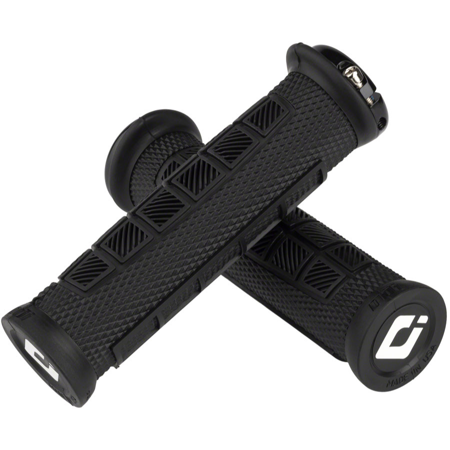 ODI Elite Pro Grips - Black, Lock-On - Local Velo