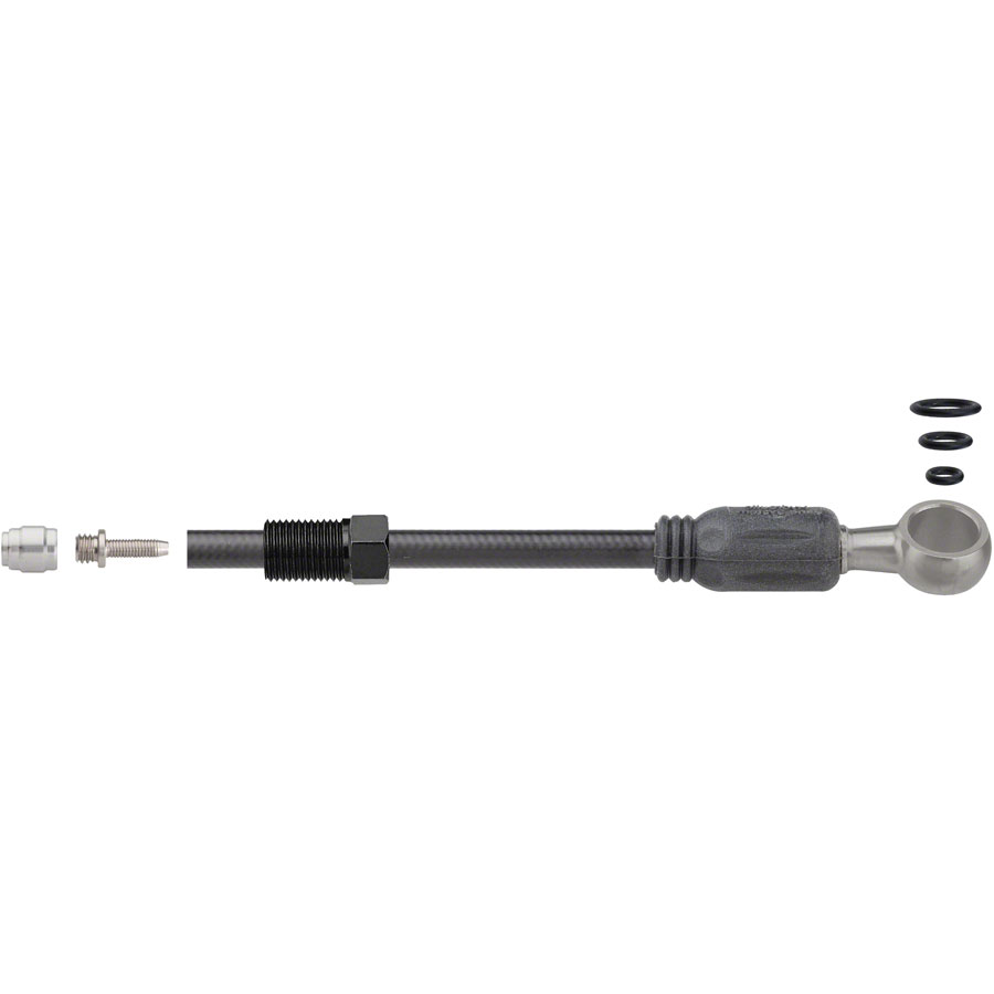 Jagwire Sport DOT Hydraulic Hose Kit for SRAM Level Ultimate, Code, 2000mm, Black - Local Velo