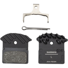 Shimano J05A-RF Disc Brake Pad and Spring - Resin Compound, Finned Aluminum Back Plate - Local Velo