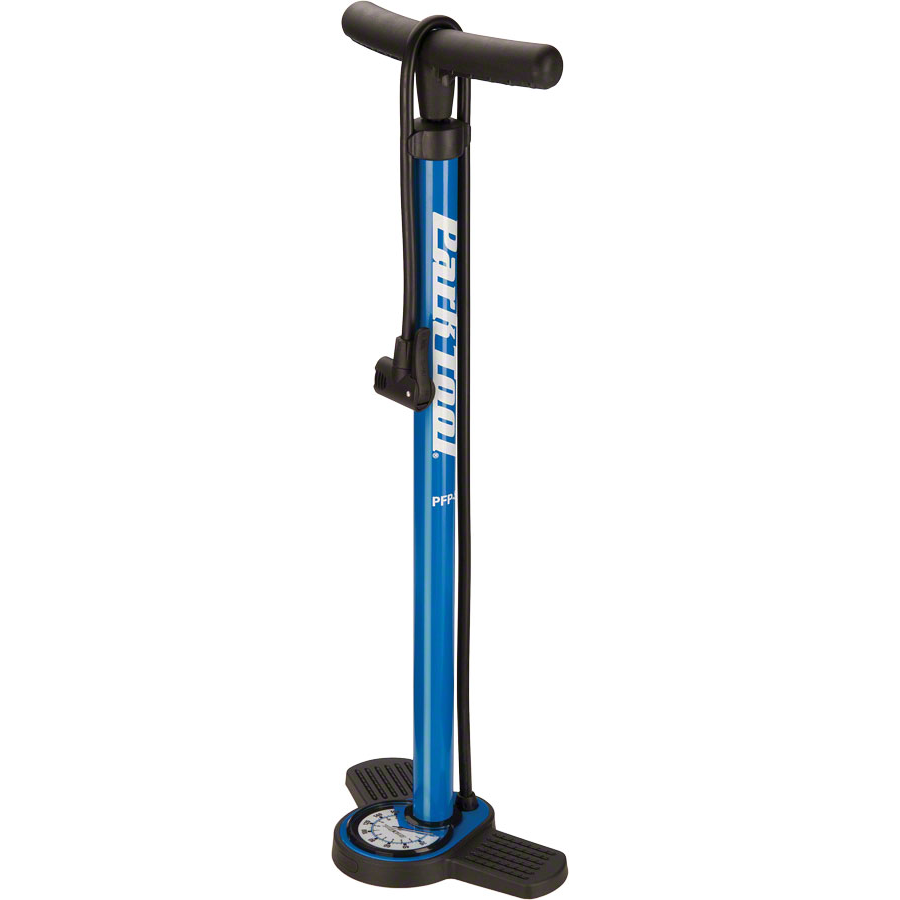 Park Tool PFP-8 Home Mechanic Floor Pump, Blue/Black