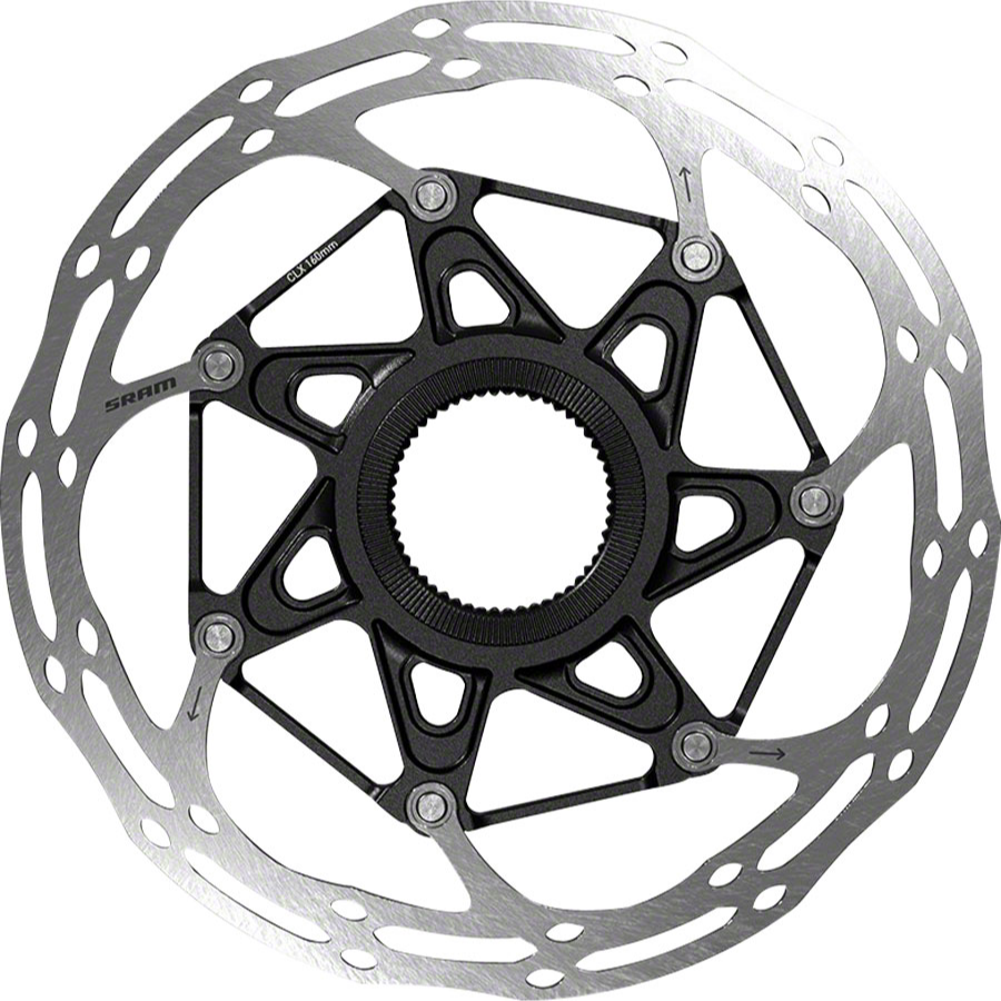SRAM CenterLine X Disc Brake Rotor - 160mm, Center Lock, Silver/Black - Local Velo