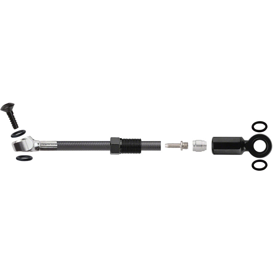 Jagwire Sport DOT Hydraulic Hose Kit for SRAM Road Flat Mount, 2000mm, Black