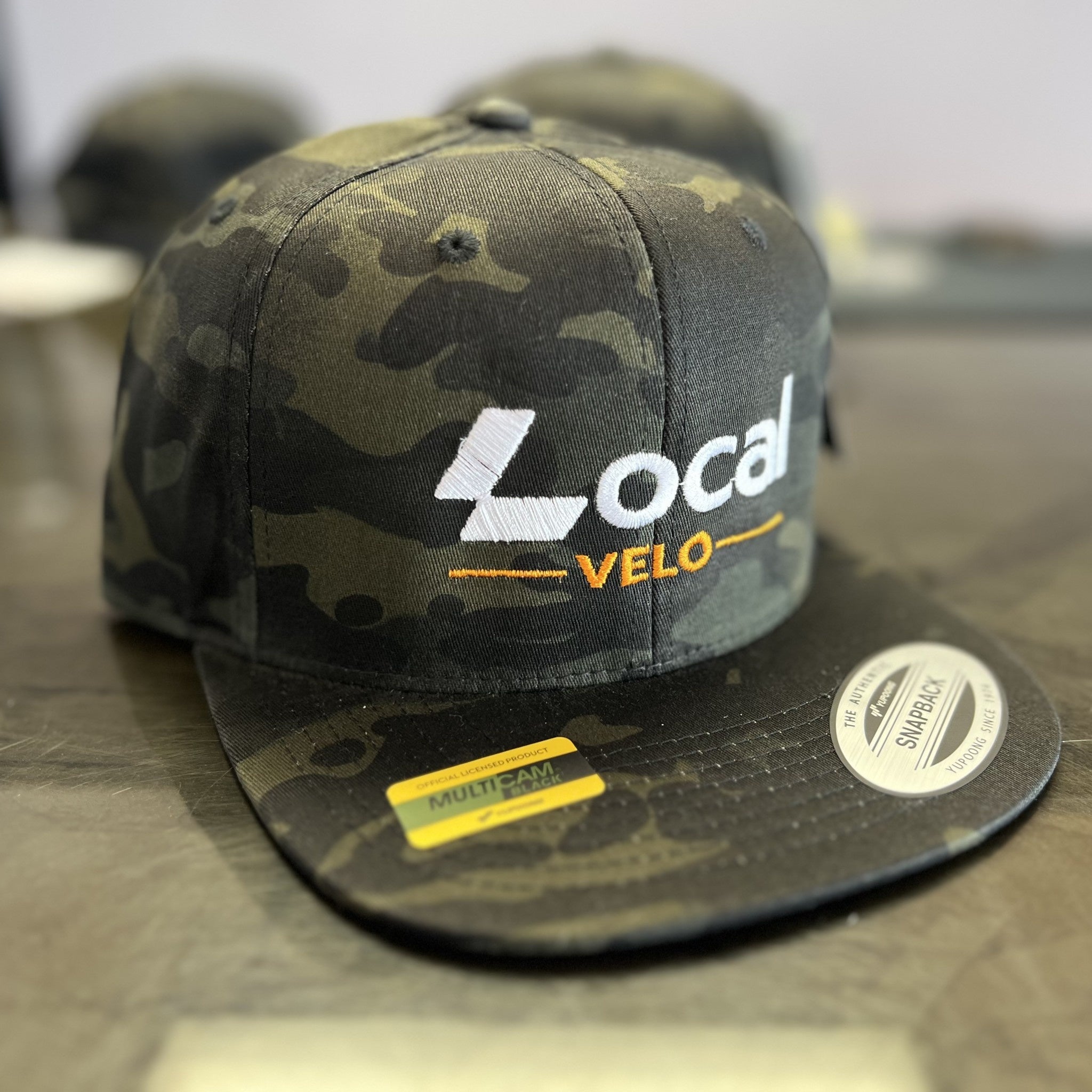 Local Velo YP Classics Flat Bill Snapback Multicam Cap
