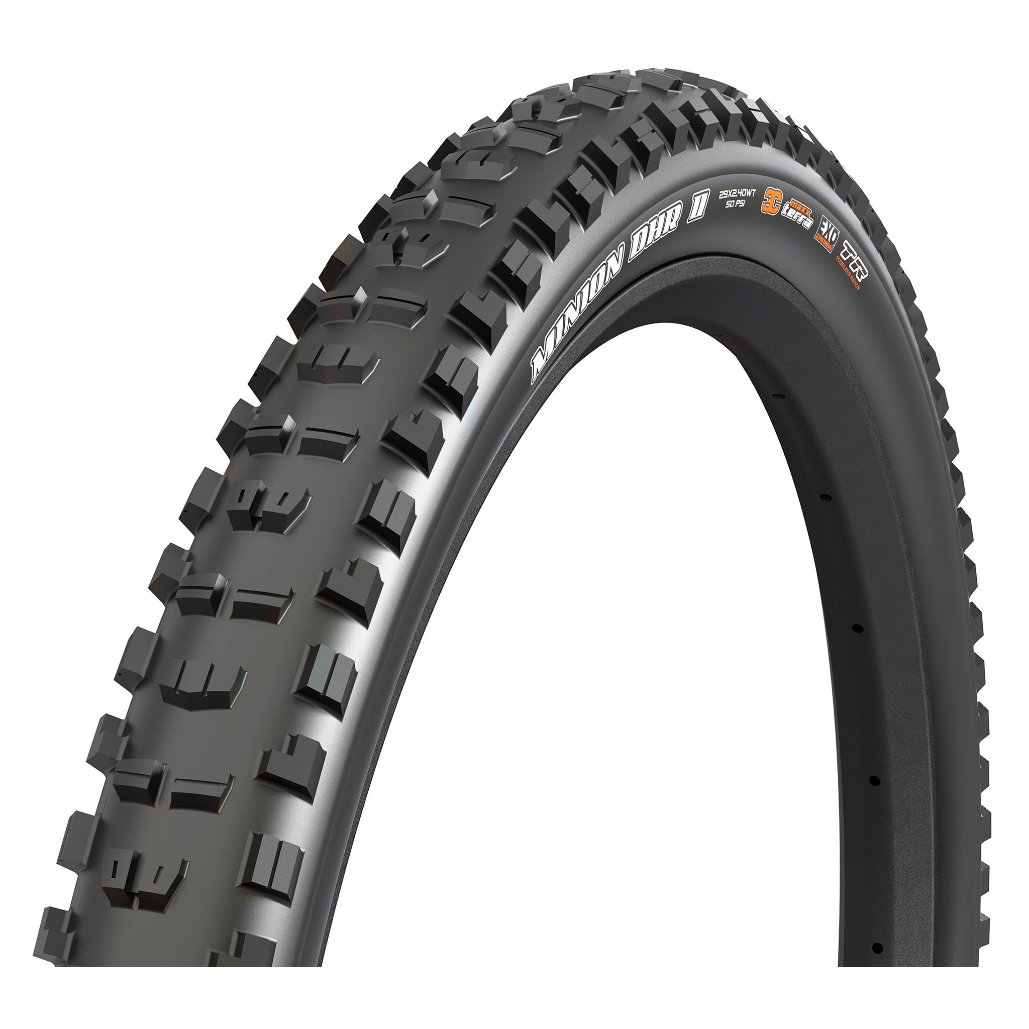 Maxxis Minion DHR II Tire - 27.5 x 2.4, Tubeless, Folding, Black, Dual, EXO, Wide Trail