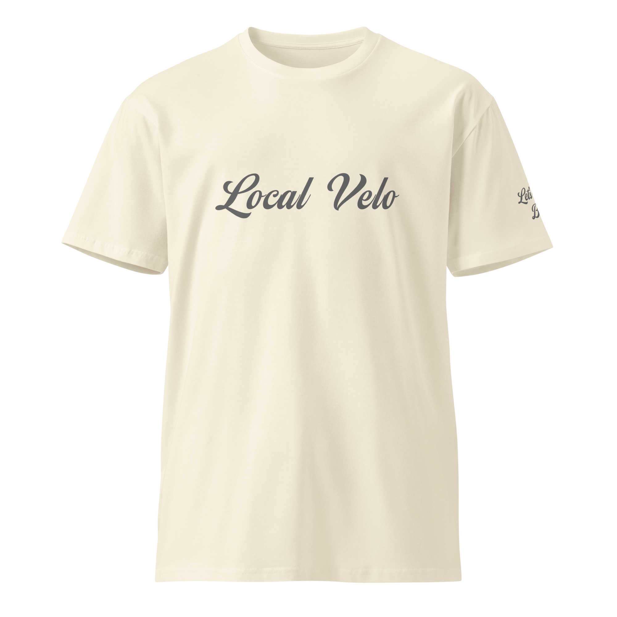 Local Velo Premium T w/ Printed Logo - Natural